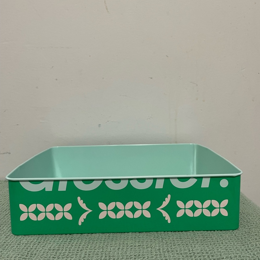Limited Edition Glossier Winter Tin Makeup Storage Display